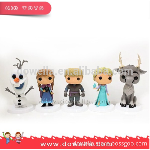 Disney approved factory Disney Frozen eco-friendly pvc 3D figurines